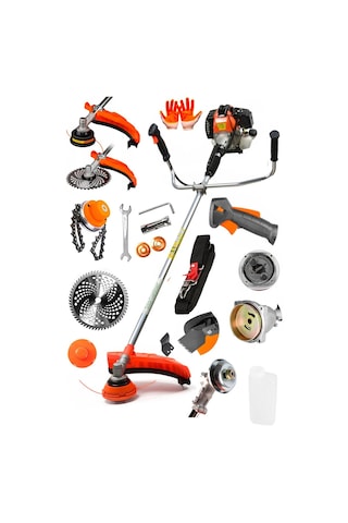 Deko YTT99 Kömürsüz Euro5 Ot Biçme Motor Benzinli Yan Tip Tırpan