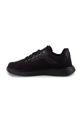 Carrano 1157-26 Dayanıklı Tekstil Anatomik Erkek Sneaker Sade Siyah Siyah