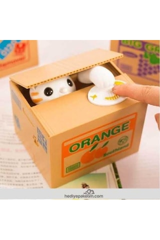 Para Çalan Hırsız Kedi Kumbara