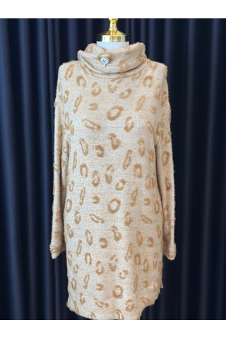 Qupra Qaz74014-c Camel Tunik Çok Renkli