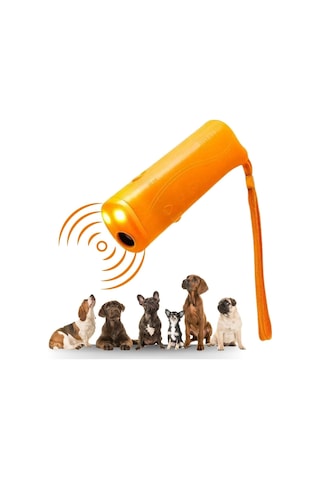 Kornası Eğitim Cihazı Ultrasonik Köpeksavar Köpek Kovucu Köpek Açık Bej - Bej