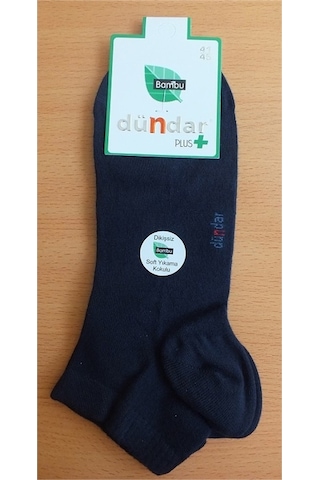 Dündar 6' Lı Bambu Parfümlü Patik Erkek Çorap Siyah