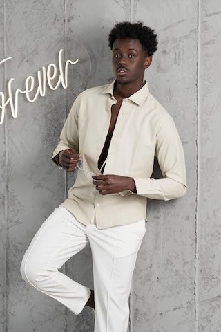 Advante Slimfit Yazlık Düz Pamuklu Gömlek Yeşil