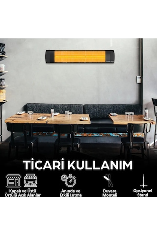 Ufo Basic 2300 W Termostatlı Yatay - Dikey Isıtıcı