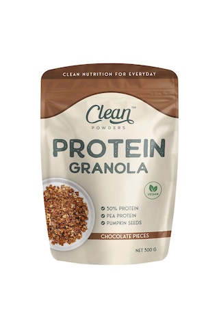 Clean Powders Protein Granola 300 Gr Çikolata Parçacıklı