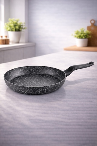 Diez 32 Cm Granit Ezme Tava Siyah Yapışmaz