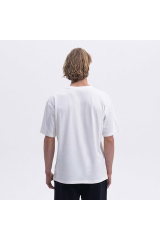Ellesse Em376-of Oversize Tee Erkek T-shirt - Kırık Beyaz Kırık Beyaz