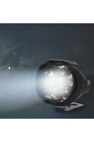 OtoÇizgi Motosiklet Sis Farı Takım 6 6 Ledli Mercekli Çakar & Sabit Mod OtoÇizgi