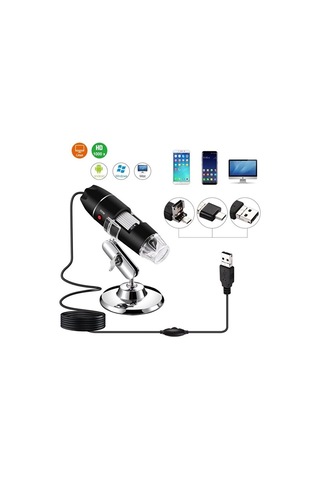 Usb Dijital Mikroskop, El 40x-1000x Büyütme Endoskopu