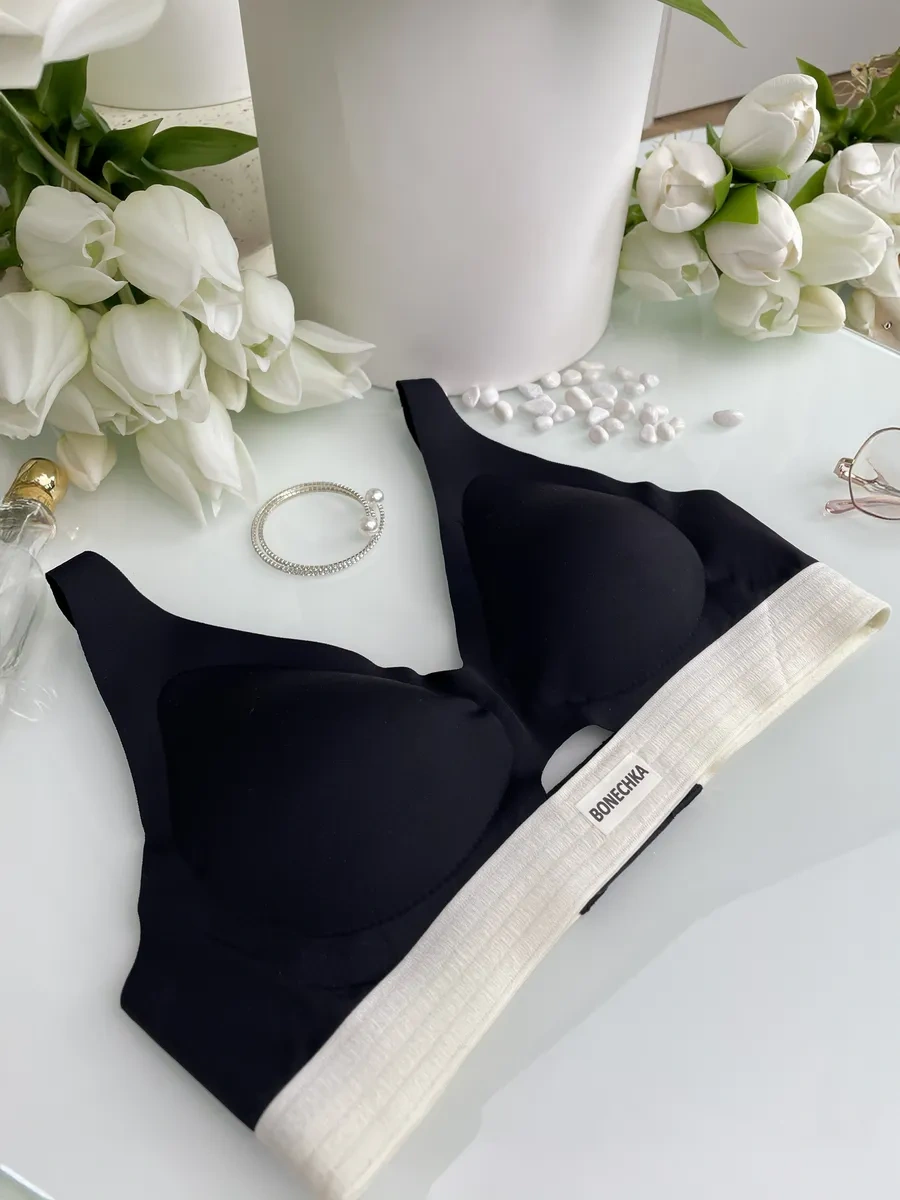 Bonechka Dekolteli Sütyen Üst 248480797 Siyah