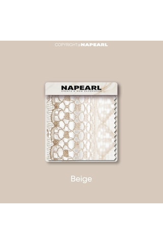 1 Adet Napearl Brokar Pamuk Çözgü Örme Zanaat Perde Püsküller İle Oturma Odası Yatak Odası Ev Dekor İçin W150cm X L240cm Bej