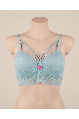 Ecem Yıldız Dolgulu Bralet Sütyen Mint Yeşil