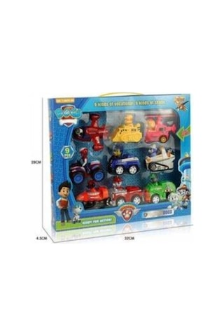 Bvm Oyuncak Paw Petrol Figür Seti 9'Lu