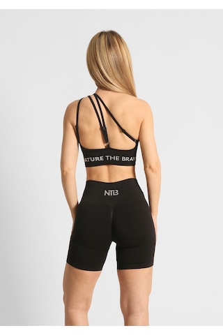 Nature The Brand Ntb Push-up Scrunch Siyah Kısa Tayt Toparlayıcı Yüksek Bel Fitness Taytı,spor Taytı,antreman Taytı SiYAH