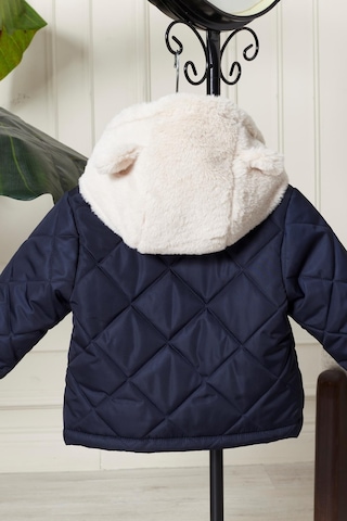 Benitto Kids Benittokids Erkek Bebek Çocuk Kulaklı Kapüşonlu Mont 51323 Lacivert