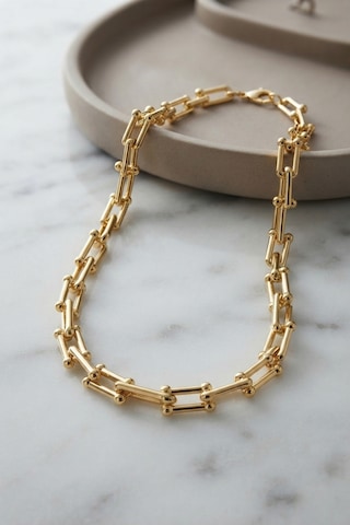 Gold Renk Pirinç Tifani Model Kadın Kolye - Lisinya Çok Renkli 84965928