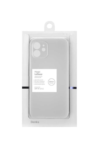 Benks Apple Uyumlu iPhone 12 Kılıf Slim Fit Mat PP Benks Lollipop Protective Kapak ZORE-218534