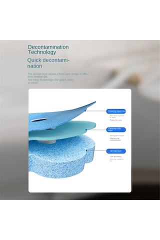 Banyo Temizliği İçin Tek Kullanımlık Tuvalet Fırçası Temizleme Kiti Beyaz Ve Gri