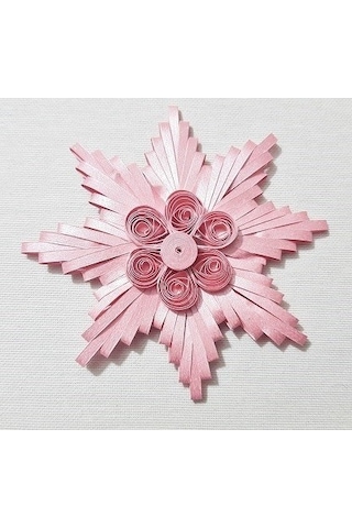 3mm Pembe Renkli 50 Adetli Sedefli Quilling Kağıdı