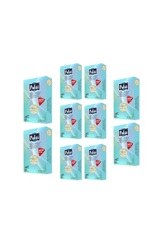 Pufai Slim Katran Süzen Filtreli Ağızlık 5 - 6 MM 25'li x 10 Paket Mavi Kutu