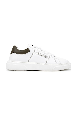 Mario Valentino Unisex Hakiki Deri Beyaz Sneakers & Spor Ayakkabı 1040 95s3909 Ayk Sk25-26 Whıte/mılıtary Beyaz - Kahverengi
