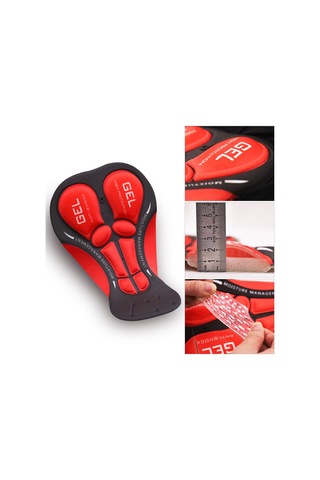 Arsuxeo Erkekler Yaz Bisiklet Şort Hızlı Kuru Nefes Jel Yastıklı S Siyah