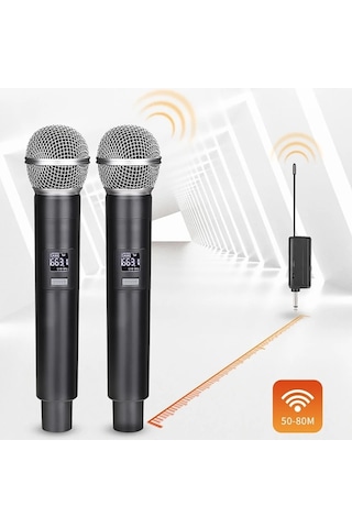 Ultratekno Wn-06 Amfi Hoparlör Ses Sistemi İçin Telsiz Mikrofon