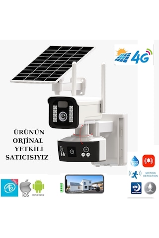 Okam 3920 4g 6mp Dual Lens Güneş Panelli Solar Sirenli Güvenlik K Okam 3920 4g 6mp Dual Lens Güneş Panelli Solar Sirenli Güvenlik K