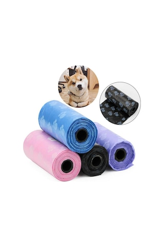 Evcil Hayvan Kedi Köpek Kaka Dışkı Poşeti 16'Lı Set 240 Adet