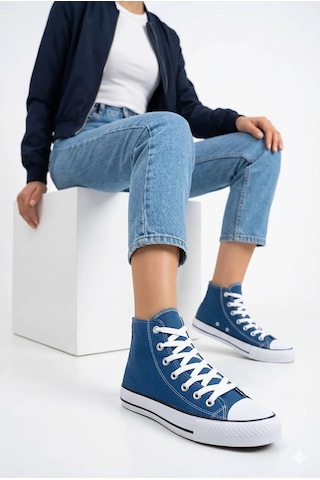 N Moda Unisex Keten Ayakkabı Spor Ayakkabı Günlük Sneakers Uzun Kot