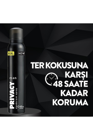 Privacy Man Erkek Sprey Deodorant 6x200 Ml