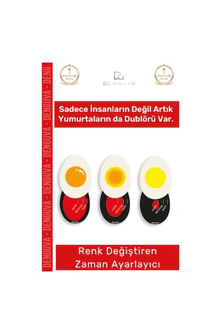 Pişirmezamanlayıcı Renk Ğiştiren Isıya Duyarlı Pratik Rafadan Kayısı Yumurta Pişirme Zamanlayıcı - Çok Renkli