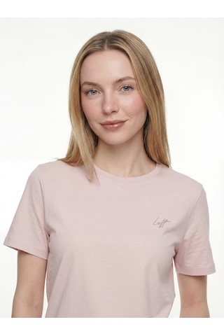 Kadın T-shirt Lf2042252 Lıght Pınk Pembe