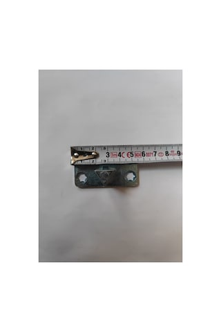 Metal Köşe Koltuk Birleştirici Aparatı Kapalı Yay Karşılığı 2 Adet Sadece Takılan Kısım - Dişi Gümüş