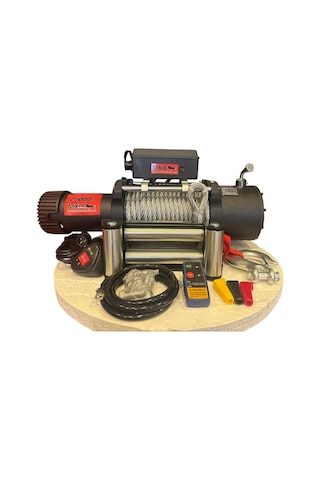 Mxo Çelik Halatlı 25000lb Vinç 12v Tambur 28 Mt Halat