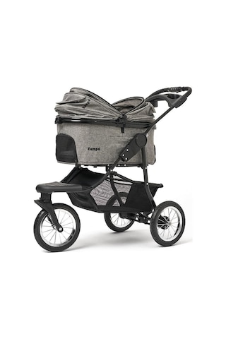 Zampa Melona Kedi Köpek Arabası Gri Sp05cst-g - Katlanabilir Ve Konforlu Taşıma Çözümü