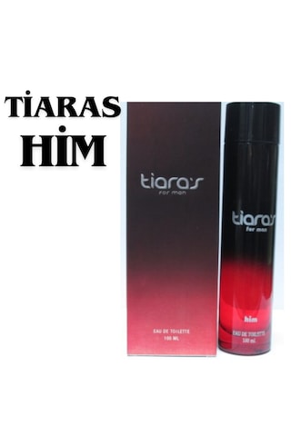 Tiaras For Men Him Erkek Parfüm Uzun Şişe EDT 100 ML