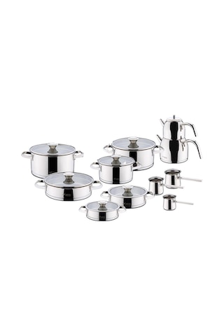 Aryıldız 20 Parça Lilyum Prestıge İdeal Set Gümüş