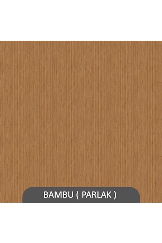 Rafkestir Setli Duvar Rafı 40 Cm Bambu ( Parlak )
