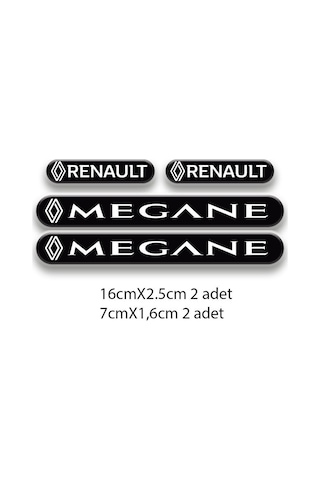 Megane Set Oto Sticker 3d Sticker