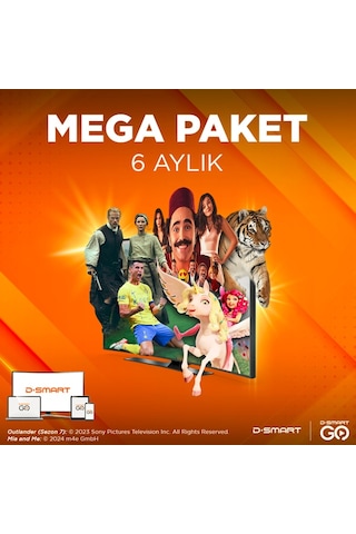 D Smart Go Mega Paket 6 Aylık