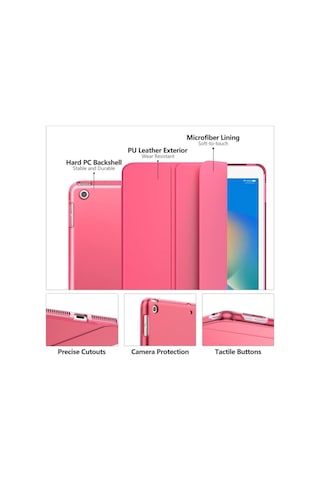 Apple Uyumlu iPad 8. Ve 9. Nesil 2020 /2021 10.2" Tablet Flip Smart Standlı Akıllı Kılıf Smart Cover