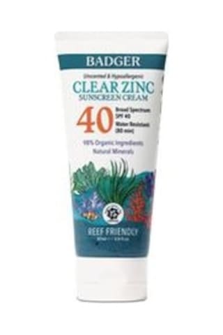 Badger Clear Zinc Kokusuz Güneş Kremi SPF 40 87 ML
