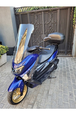 N-max 125 Ve N-max 155 2015-2020 Uyumlu Seffaf, Füme Veya Siyah Cam Yükseklik 68cm
