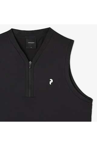 Peak Performance Turf Zip Kadın Siyah Kolsuz Eşofman Üstü - G79497030 Siyah