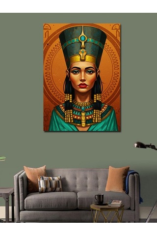 Kanvas Tablo Kraliçe Nefertiti Portresi 70cmx100cm