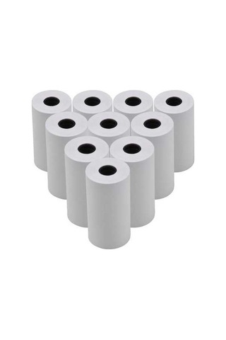 Dancemonkey 10 Adet Beyaz Termal Kağıt Rulo 57x30mm - Cep Yazıcılar İçinfotoğraf & Fiş Yazdırma