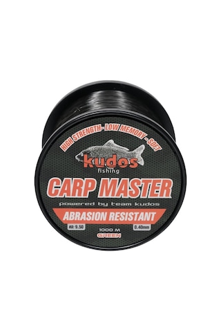 Kudos Carp Master 0.35mm 1000m Yeşil Misina 8.00kg Çeker