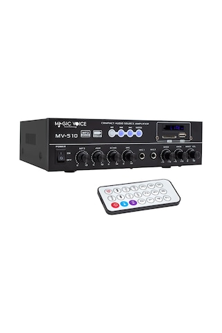 Magıcvoıce Mv-510 50 Watt Usb/sd/bluetooth 2 Mik.,eco Lu+2sd 2061 2 Li,uk Lı Girişli Hat Trafolu Anf