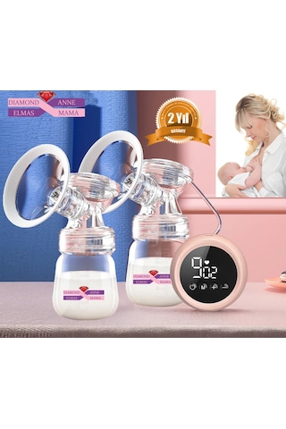Diamond Mama Elmas Anne Elektirikli Gögüs Pompası Çiftli Mz-608t